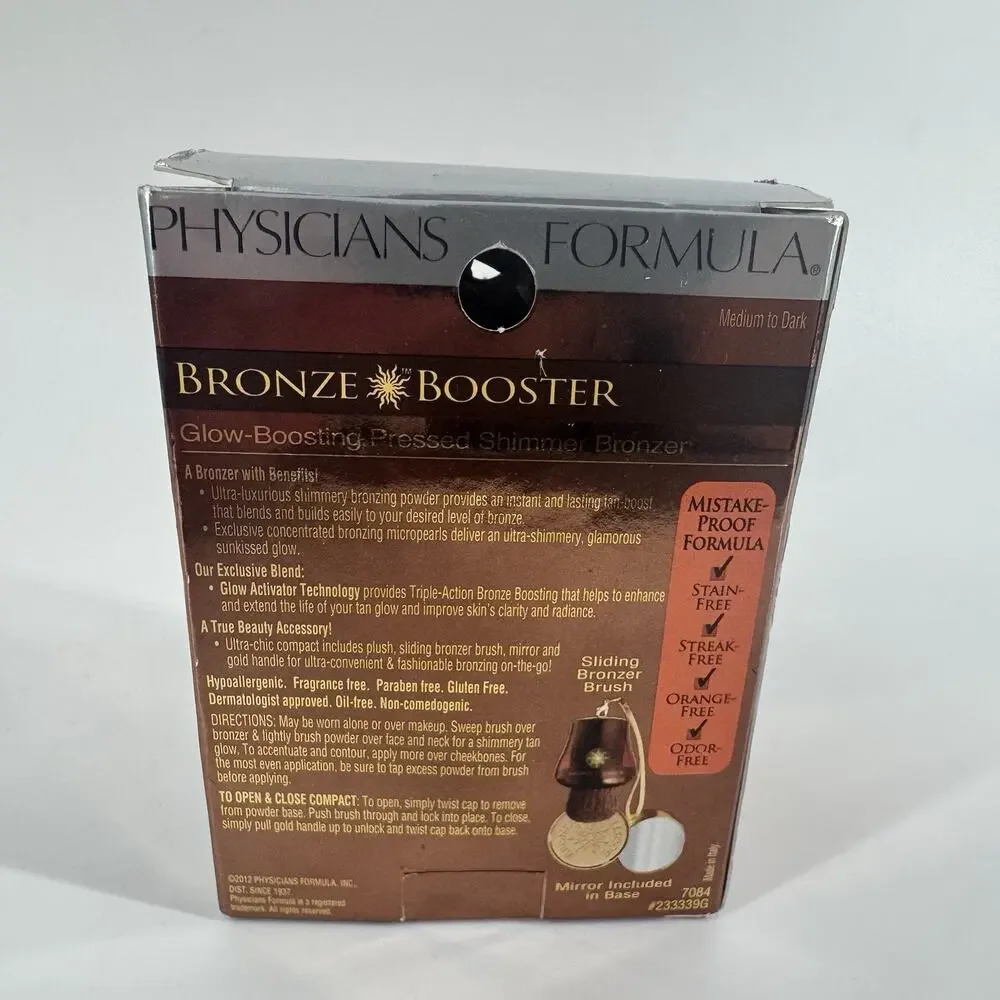 Physicians Formula Bronze Booster Glow boosting Pressed Bronzer MEDIUM TO DARK